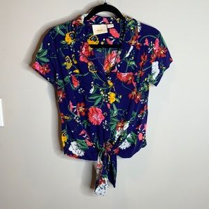 Maeve floral print top